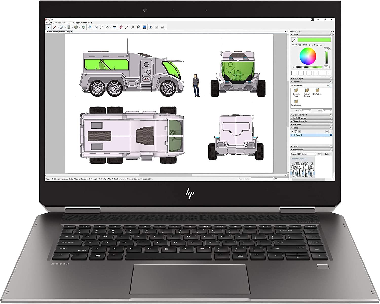 HP ZBook Studio x360 G5 Xeon E-2176M – Ram 16 – SSD 512 – Nividia Quadro P1000