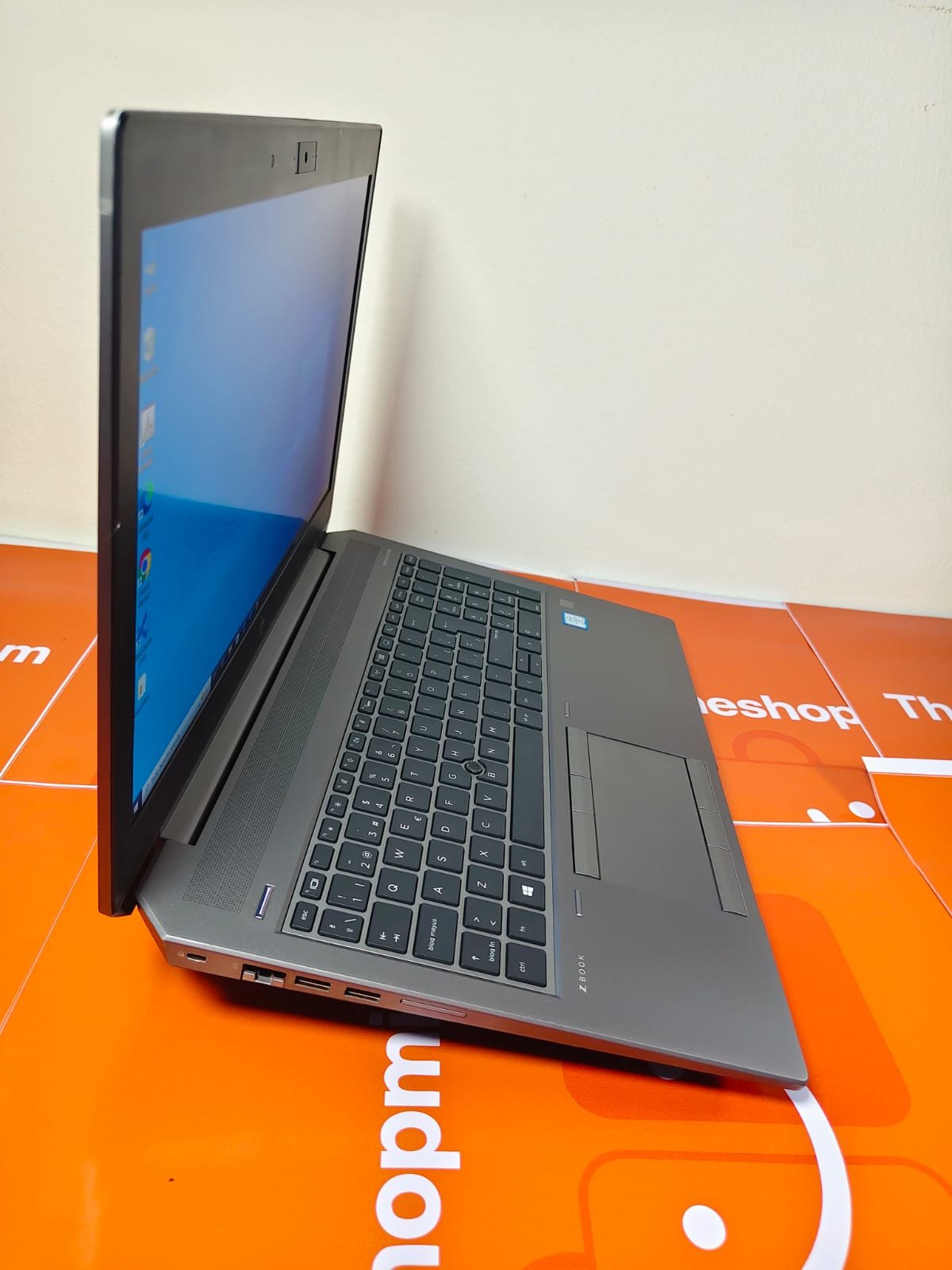 HP ZBook 15 G5 Mobile / Processor:Intel Core i7-8850H/RAM:16GB DDR4/Harddisk:256GB SSD +500GB HDD / Graphic Card:Nvidia Quadro P1000 4GB DDR5 + Intel UHD Graphics 630/Display size:15.6″ FHD IPS - Image 6