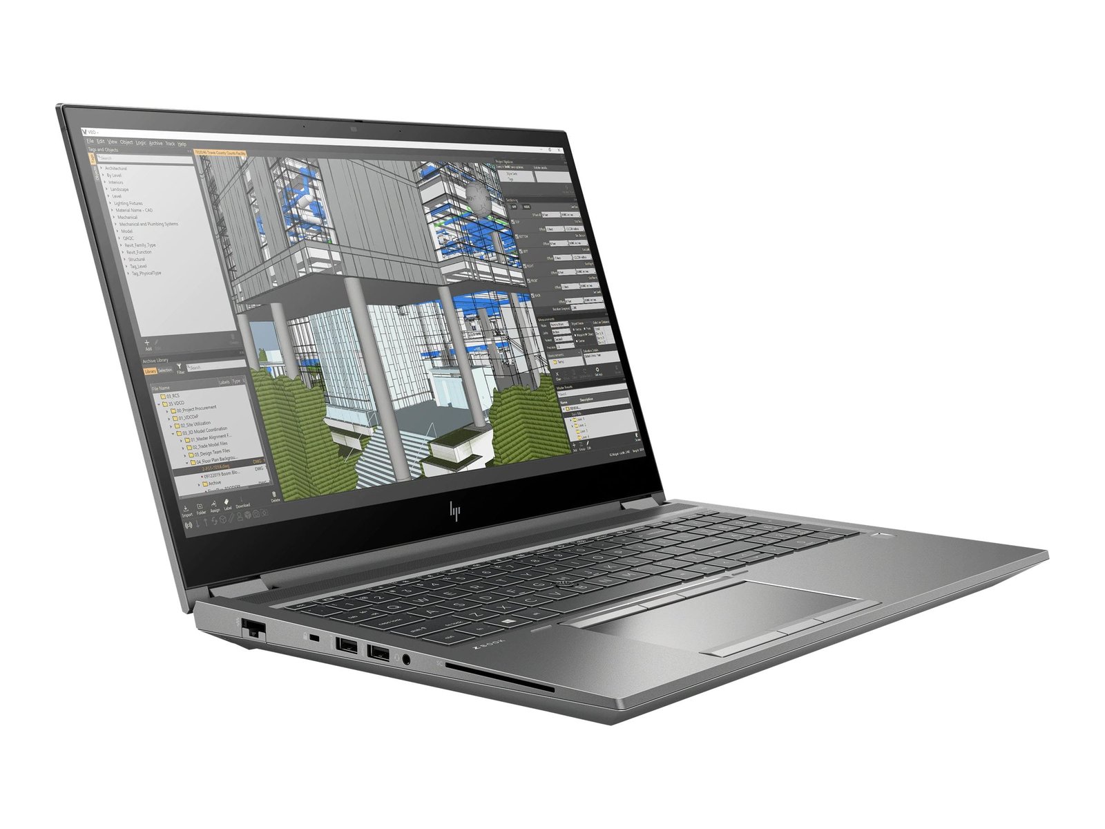HP ZBook Fury 15 G7 Corei7-10850H – 16G Ram -512 SSD – NVIDIA® Quadro® T2000 4GB - Image 2