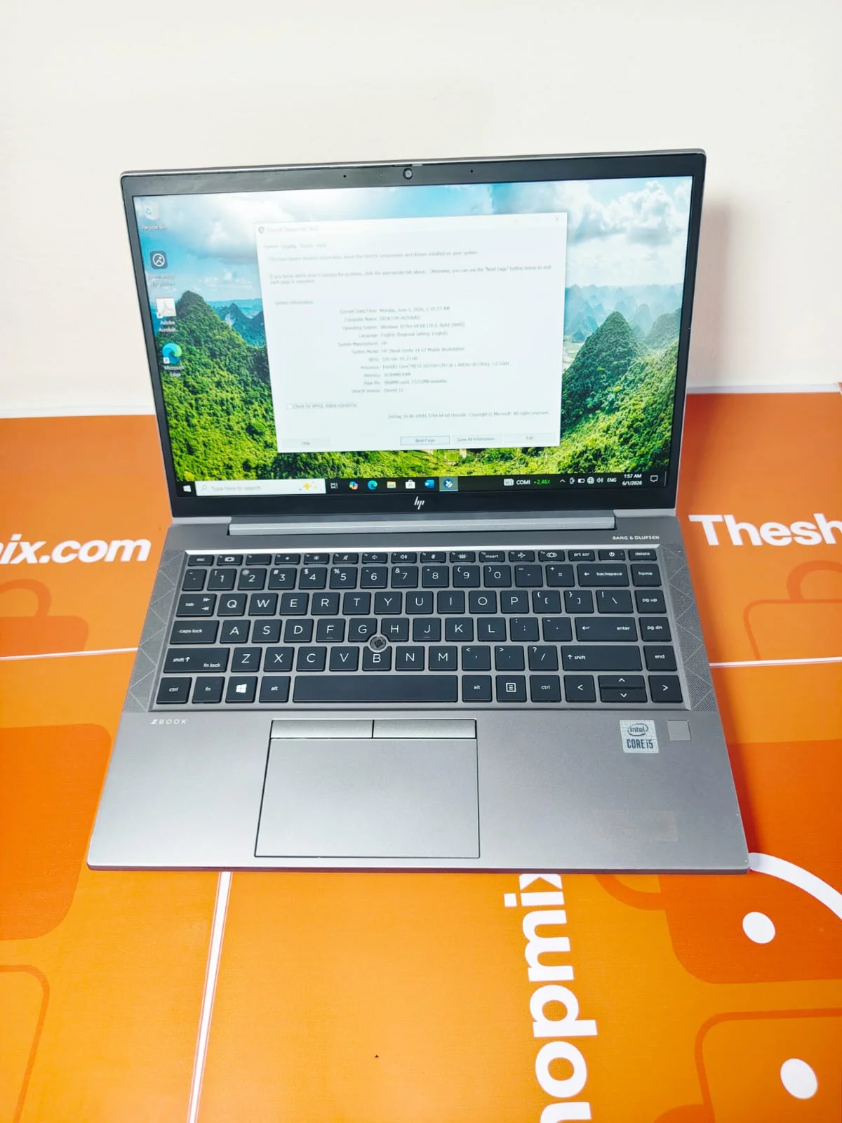 HP ZBOOK 14 G7 /Processor: intel core i5-10210U /RAM:16GB DDR4/ Harddisk:256GB SSD /GPU: Intel UHD Graphics - Image 2